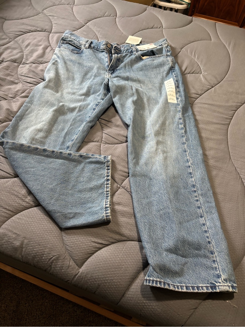 NWT light blue jeans from the Uniqlo JW Anderson collab